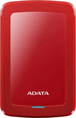 Adata HV300 1 TB Hard Drive - External - Red AHV300-1TU31-CRD