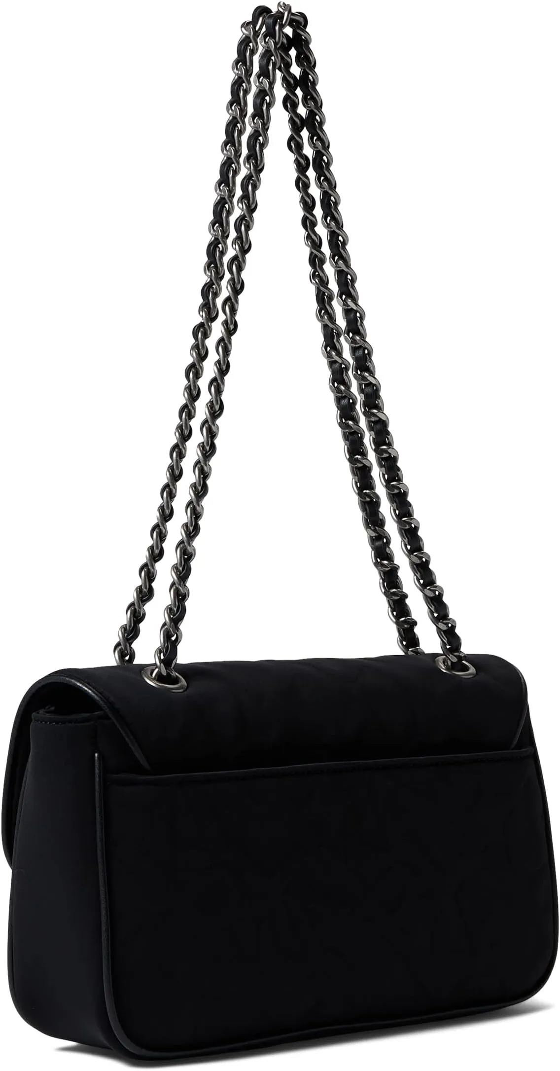 Agyness Shoulder Bag Karl Lagerfeld Paris Debossed Logo Black Combo