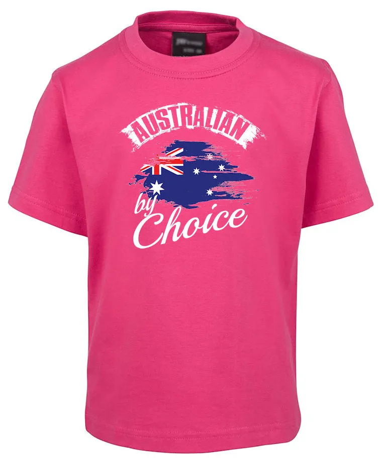 Australian by Choice Childrens Citizenship T-Shirt (Various Colours)