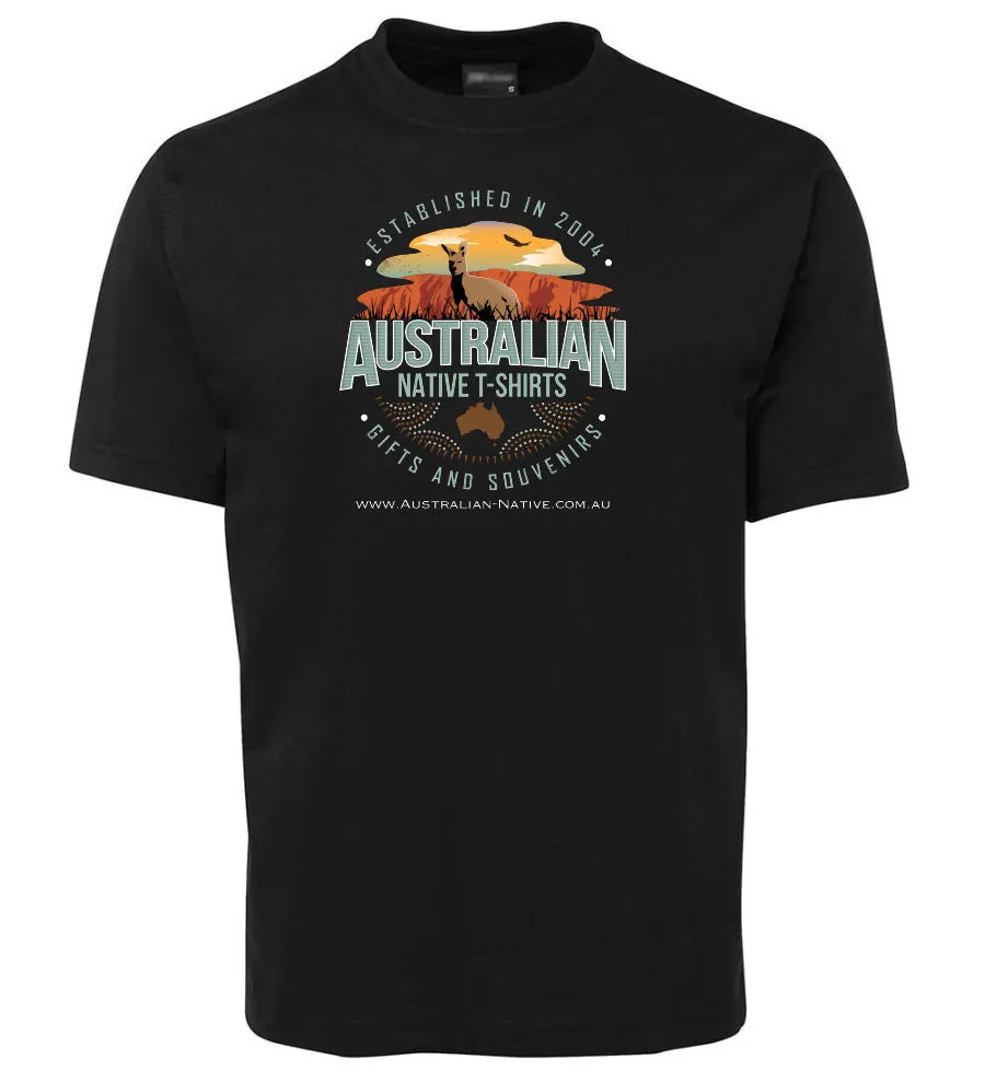 Australian Native T-Shirts Retro Logo Adults T-Shirt (Various Colours)