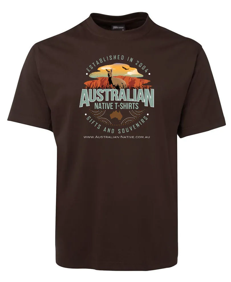 Australian Native T-Shirts Retro Logo Adults T-Shirt (Various Colours)