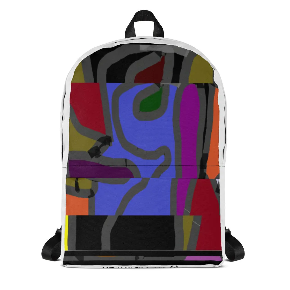 Backpack designed by c. acid