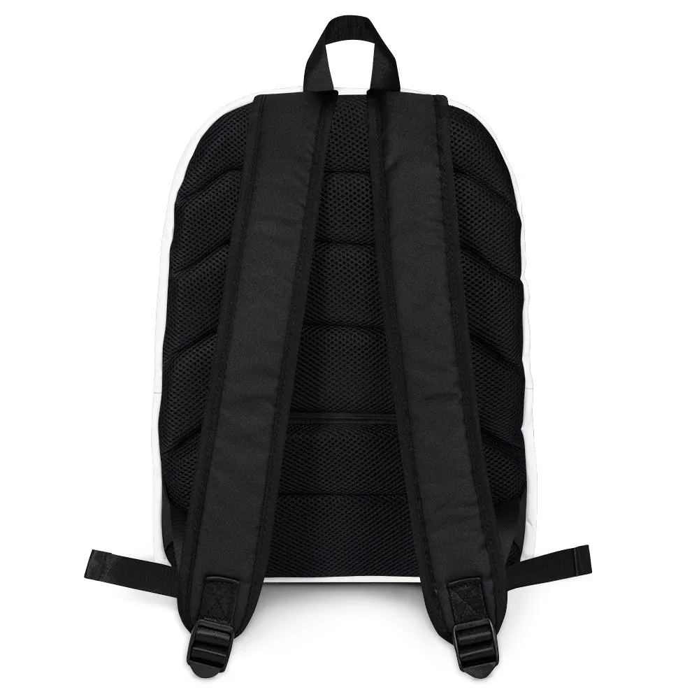 Backpack designed by c. acid