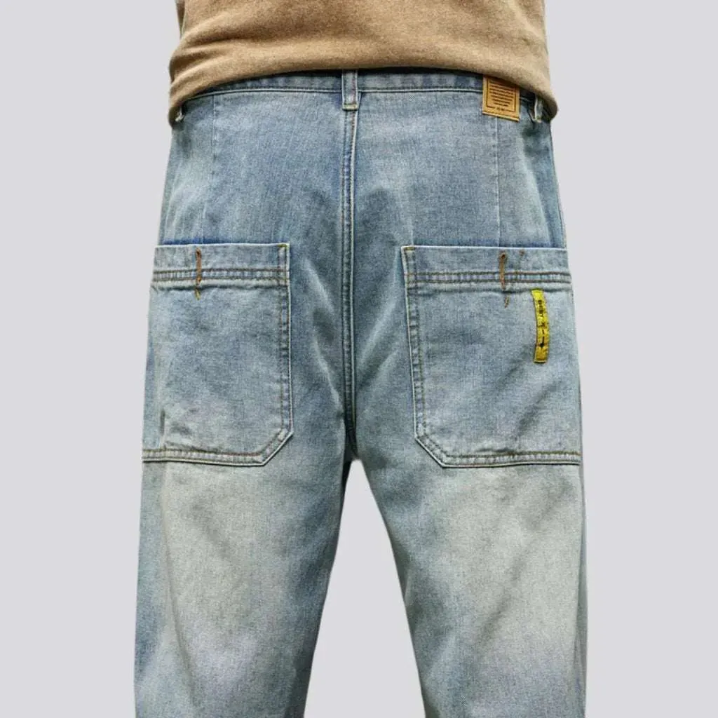 Baggy street jeans
 for men