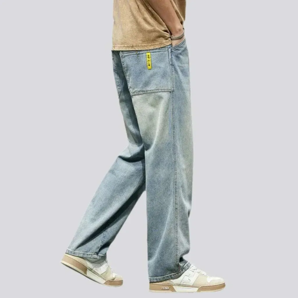 Baggy street jeans
 for men