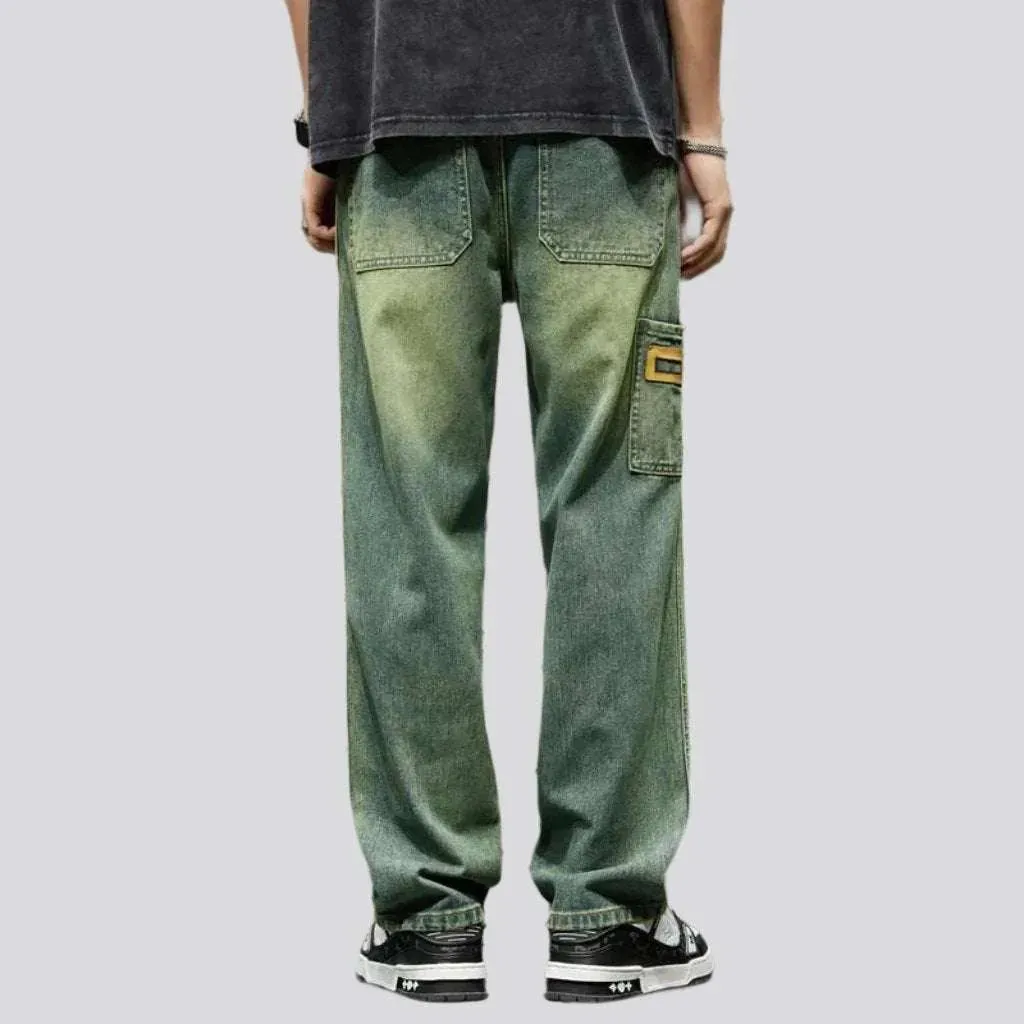 Baggy street jeans
 for men