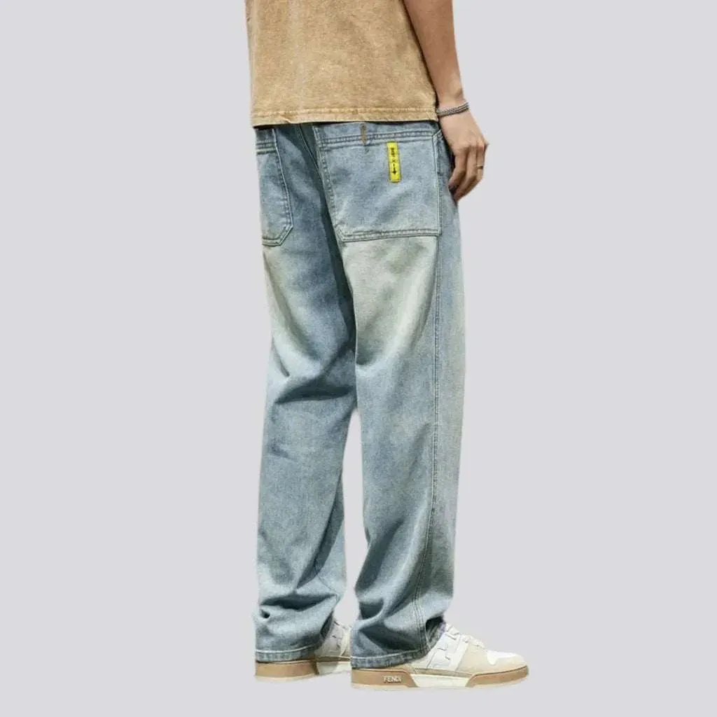 Baggy street jeans
 for men