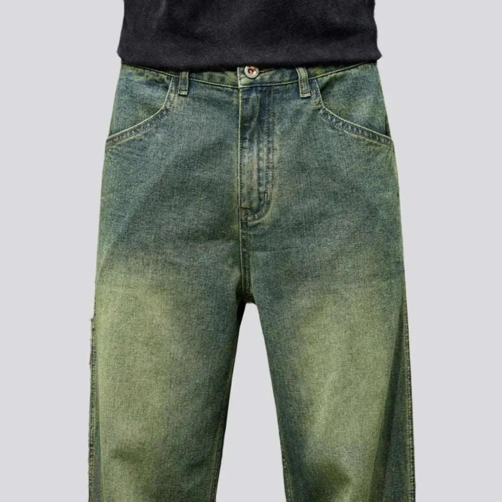 Baggy street jeans
 for men