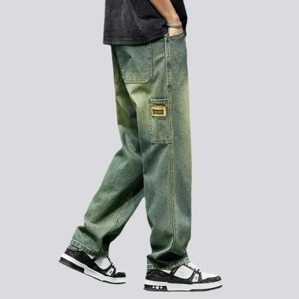 Baggy street jeans
 for men