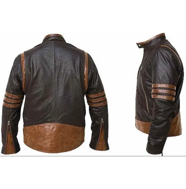 Bespoke X-Men Wolverine Leather Jacket, X-Men Wolverine Leather Jackets