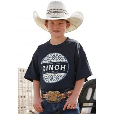 BOY'S LEAD DON'T FOLLOW CINCH TEE - NAVY