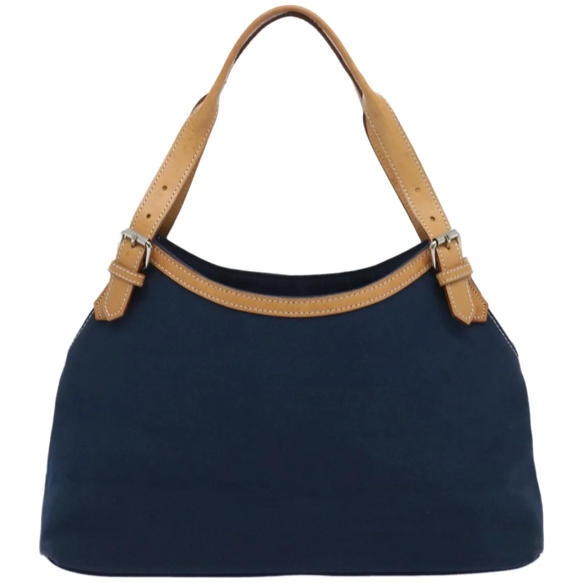 BURBERRY Blue Label Tote Bag Canvas Navy  ti1535