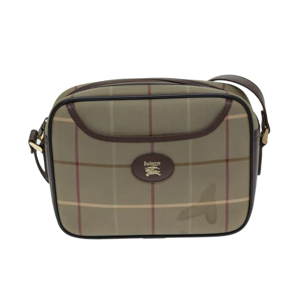 BURBERRYSs Nova Check Shoulder Bag Canvas Beige  81656