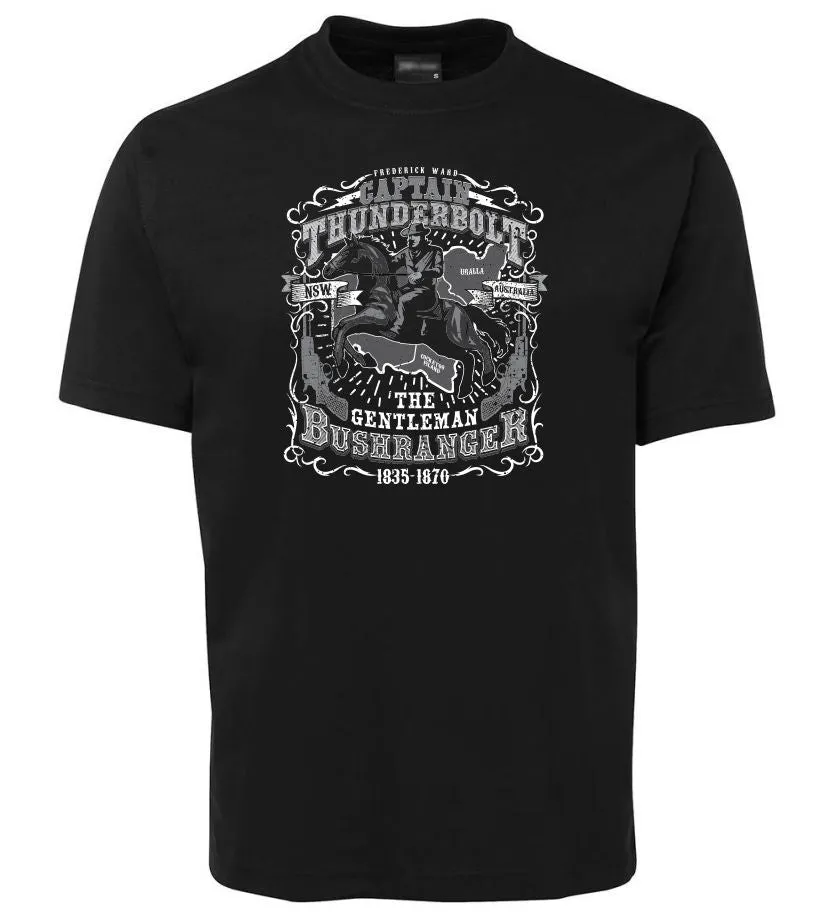 Captain Thunderbolt The Gentleman Bushranger T-Shirt (Various Colours)