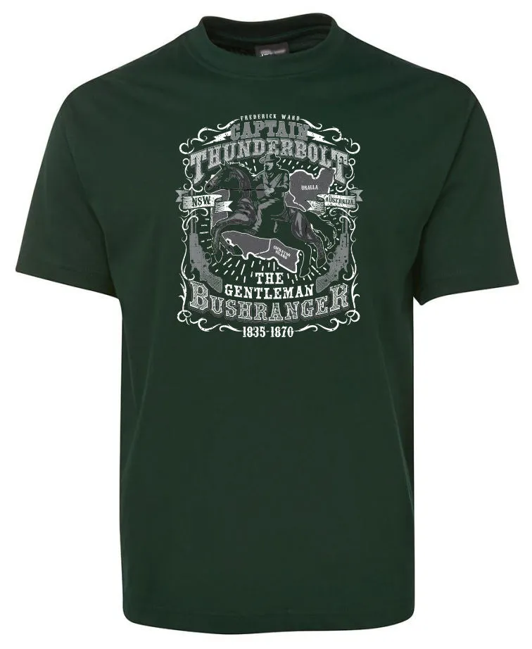 Captain Thunderbolt The Gentleman Bushranger T-Shirt (Various Colours)