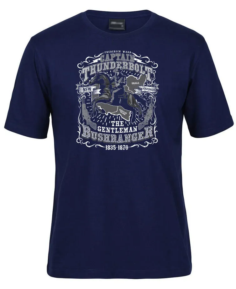 Captain Thunderbolt The Gentleman Bushranger T-Shirt (Various Colours)