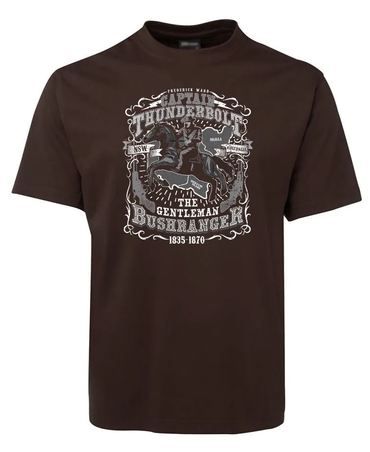 Captain Thunderbolt The Gentleman Bushranger T-Shirt (Various Colours)