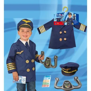 Childrens Deluxe Pilot Costume Ages 4-7