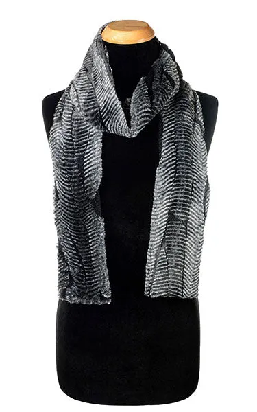 Classic Scarf - Luxury Faux Fur in Nightshade (Only Skinny Scarves left!)