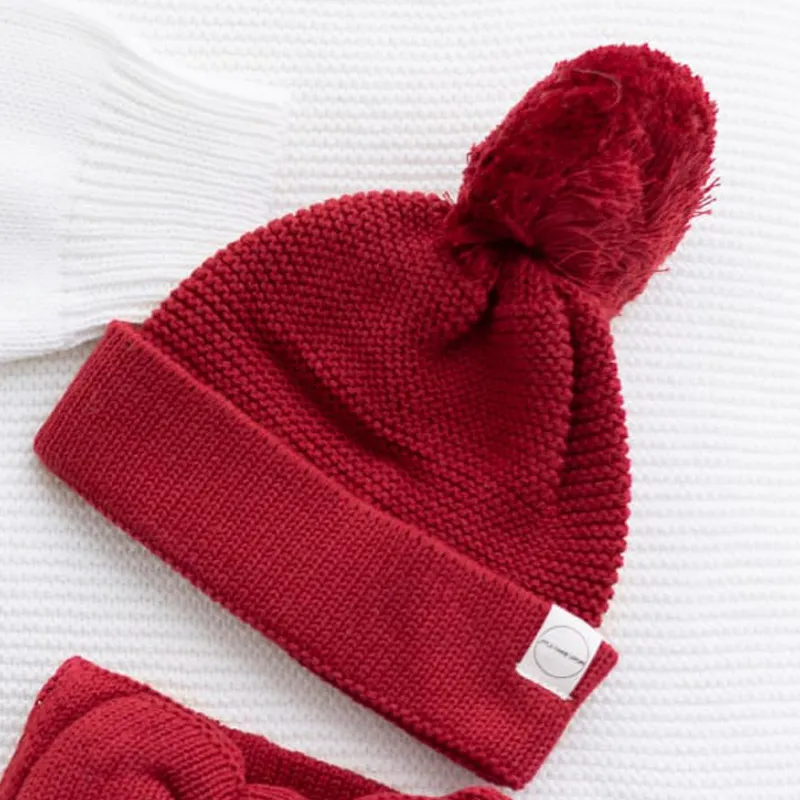 Cotton Knit Baby Hats