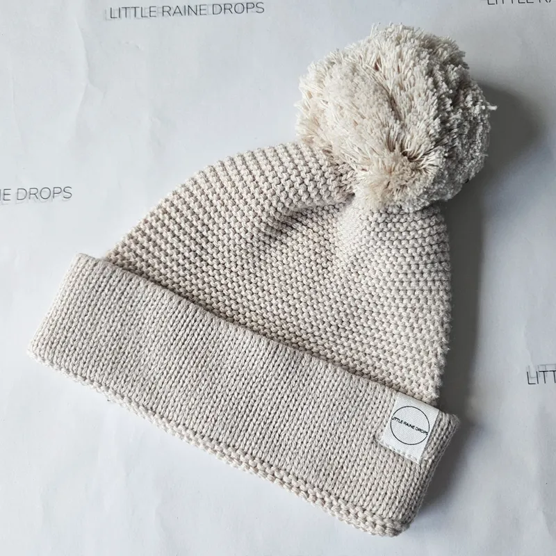 Cotton Knit Baby Hats