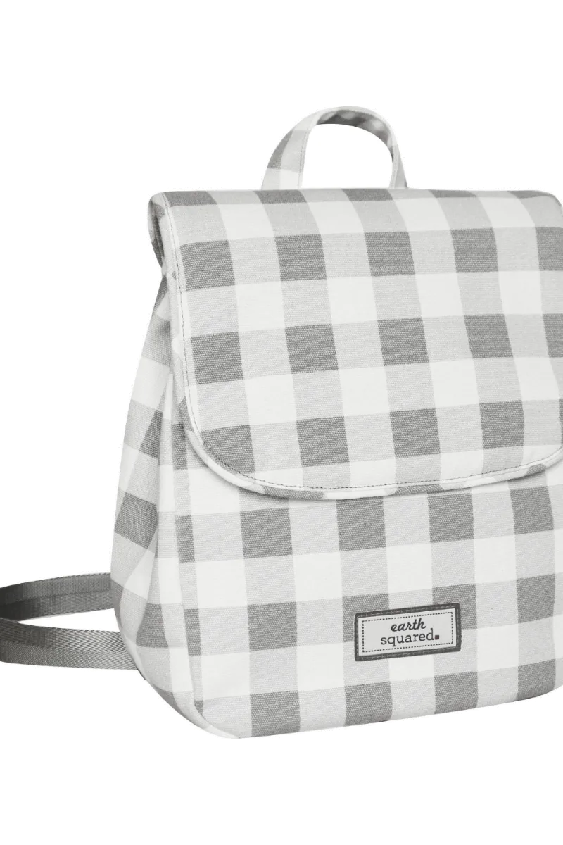 Earth Squared Spring Gingham Backpack