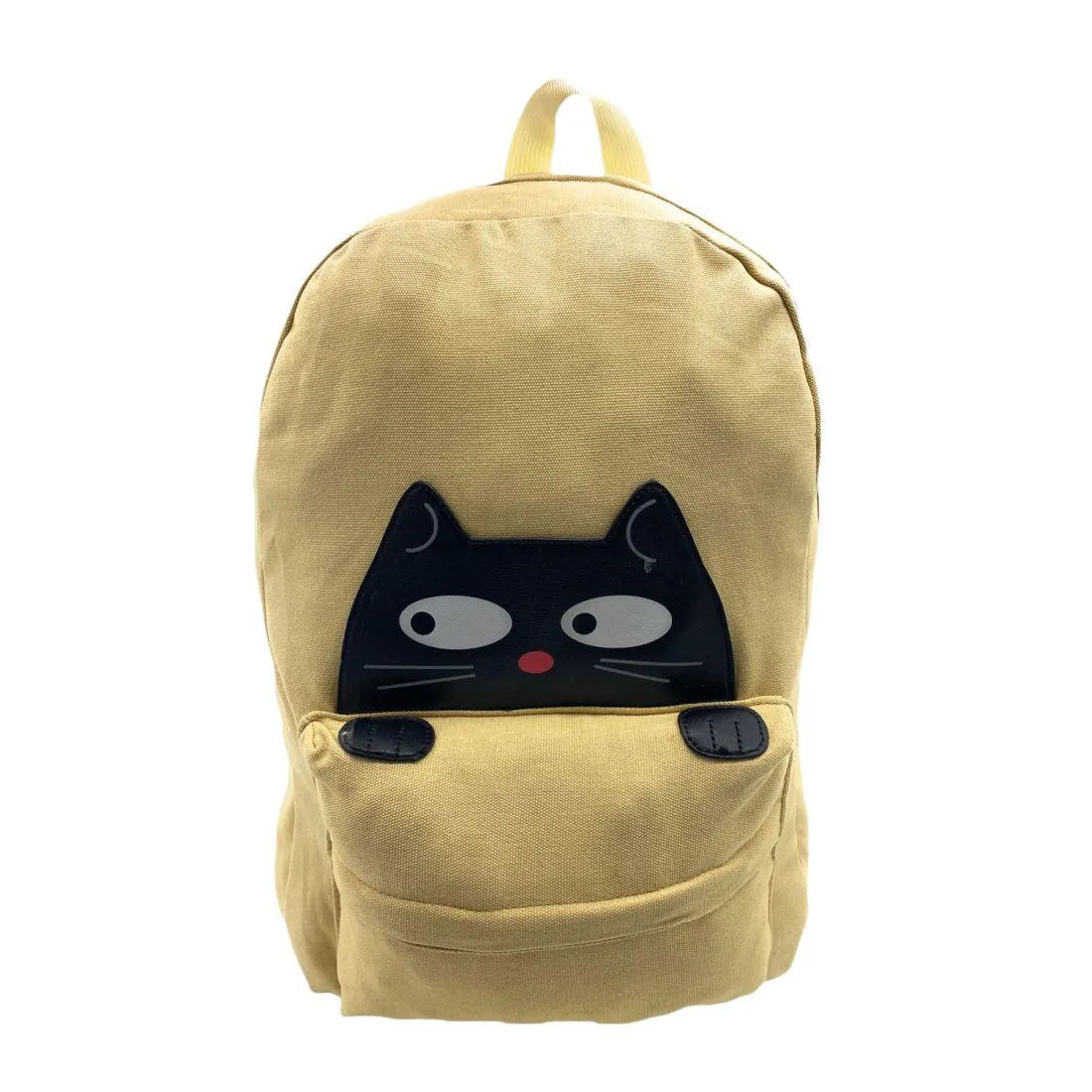 Empire Cove Canvas School Backpack Peeking Fox Dog Cat Sloth Shark Book Bag