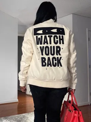 Eye See You Letter Jacket