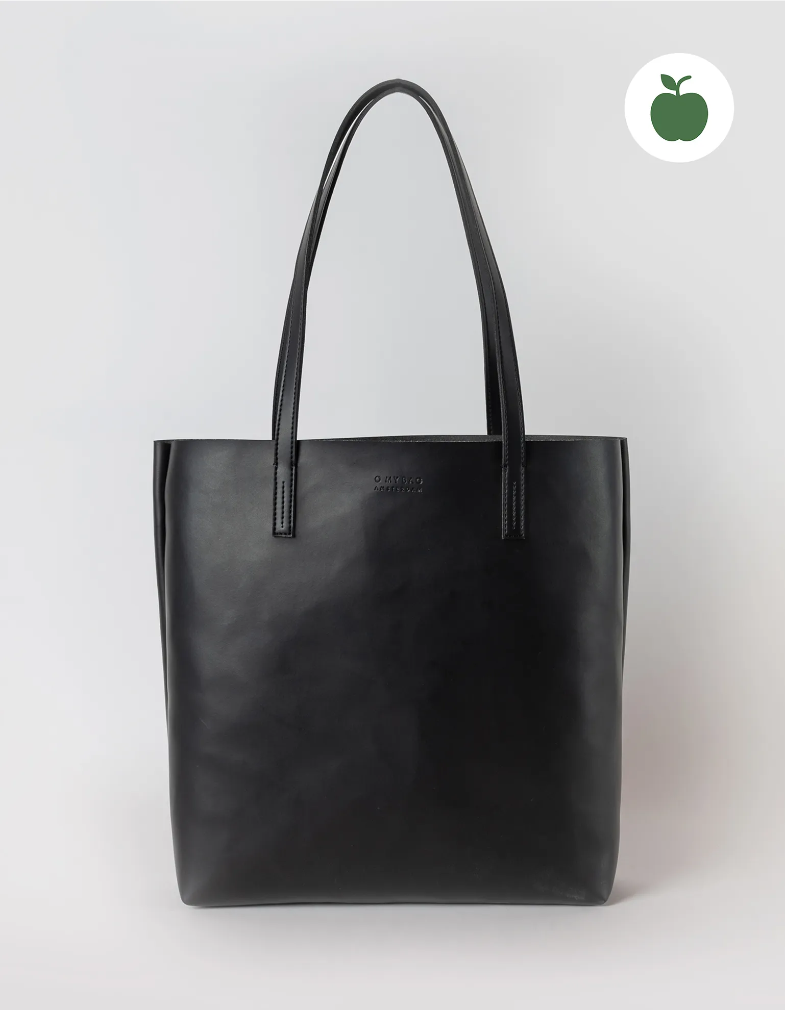 Georgia Bag Apple Leather Black