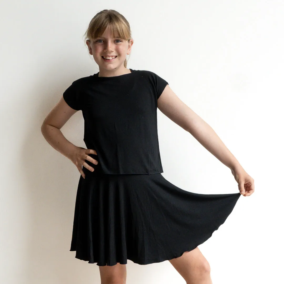 Girl's Ballet Skirt - 4 years to Tween by KOBOMO Bamboo