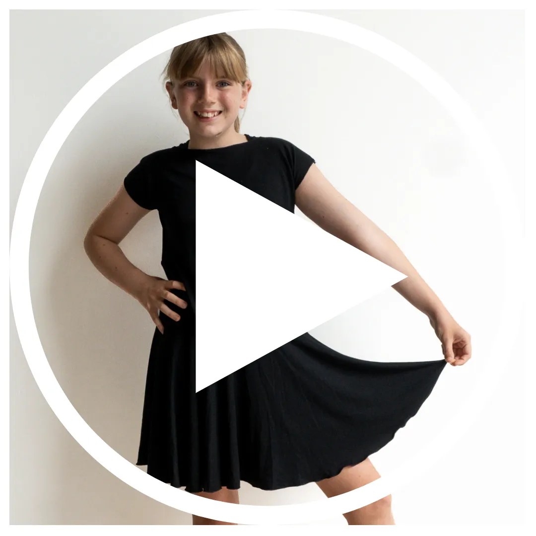 Girl's Ballet Skirt - 4 years to Tween by KOBOMO Bamboo