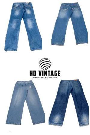 HD472 Men Baggy Jeans - 12 pcs