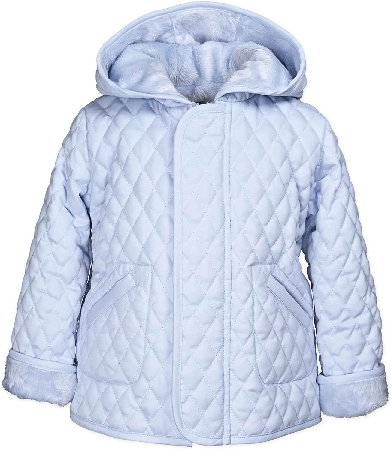 Hooded Barn Jacket - Light  Blue