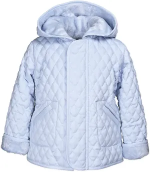 Hooded Barn Jacket - Light  Blue