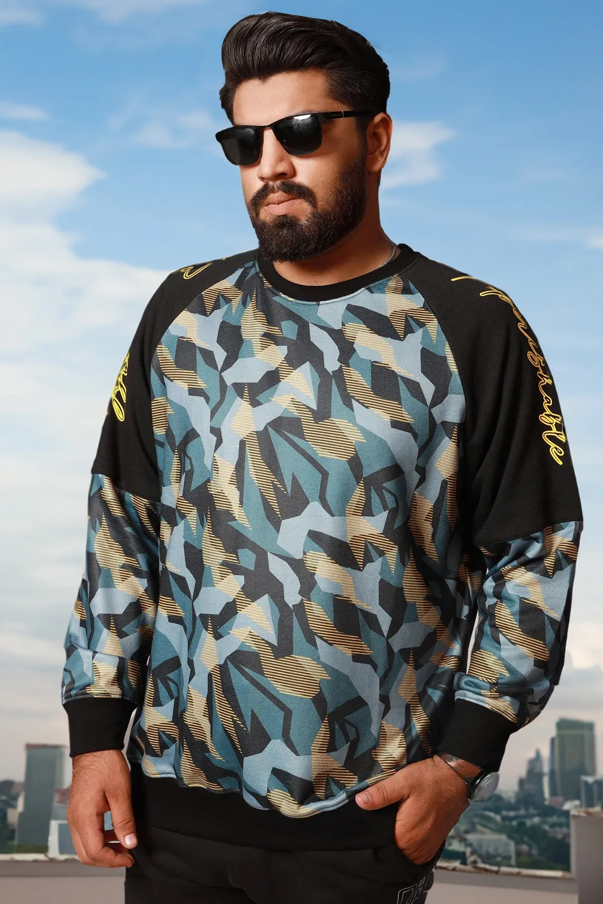 Imperishable Camo Sweatshirt (Plus Size) - W22 - MSW063P