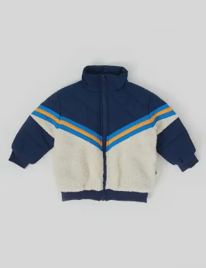 Kobe Shearling Jacket - Navy