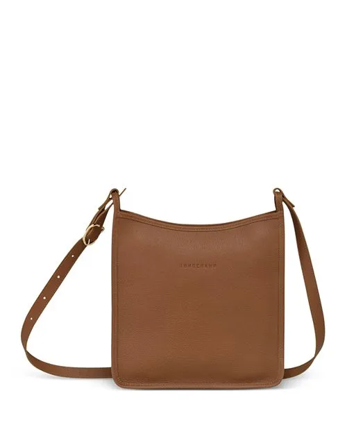 Le Foulon&;eacute; Longchamp Leather Crossbody Bag, Brown