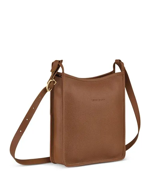 Le Foulon&;eacute; Longchamp Leather Crossbody Bag, Brown