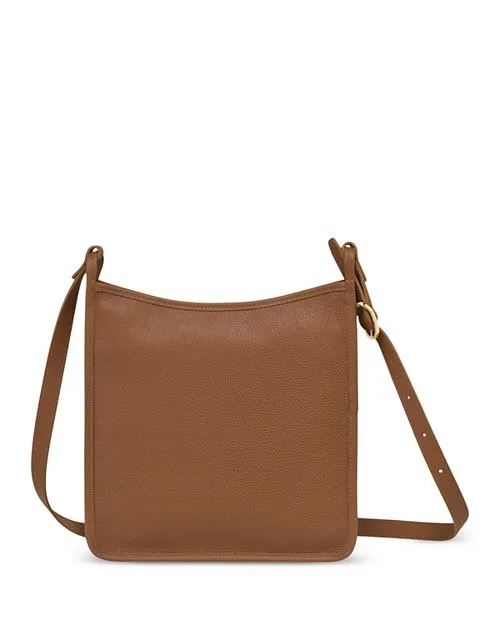 Le Foulon&;eacute; Longchamp Leather Crossbody Bag, Brown