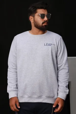 Leap Heather Gray Sweatshirt (Plus Size) - W22 - MSW048P