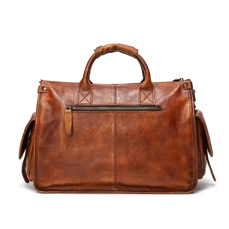 LuxLeather Travel Tote