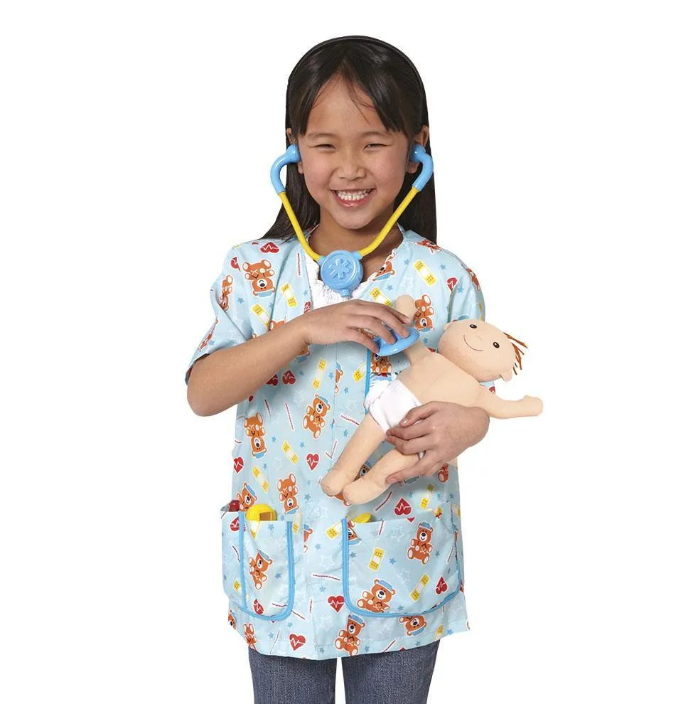 Melissa and Doug Pediatric Nurse Play Costume 3-6yrs