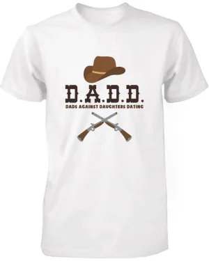 Men's Funny Graphic Statement White T-shirt - Dads