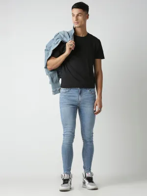 Men’s Mid Blue Skinny Jeans