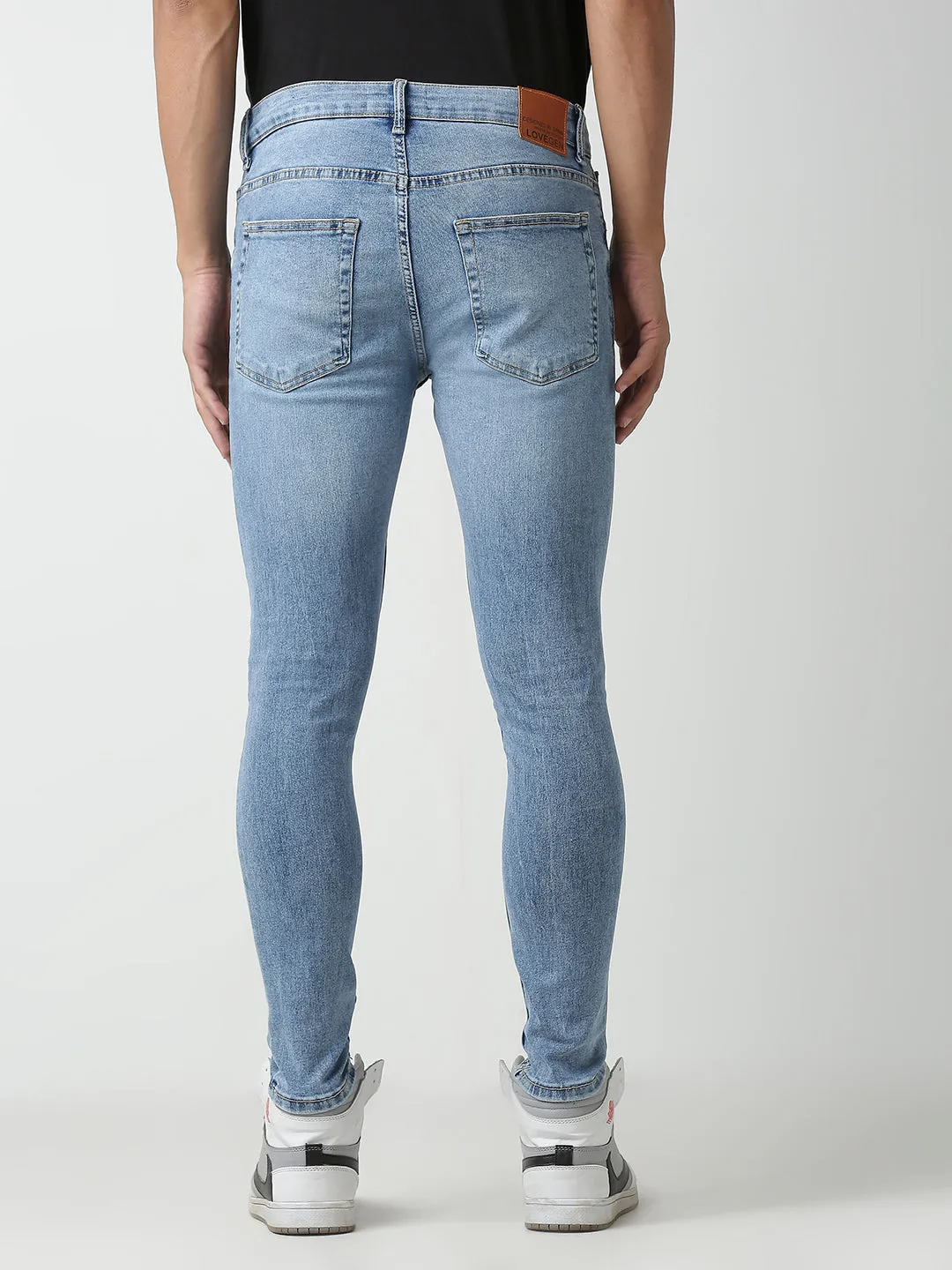 Men’s Mid Blue Skinny Jeans