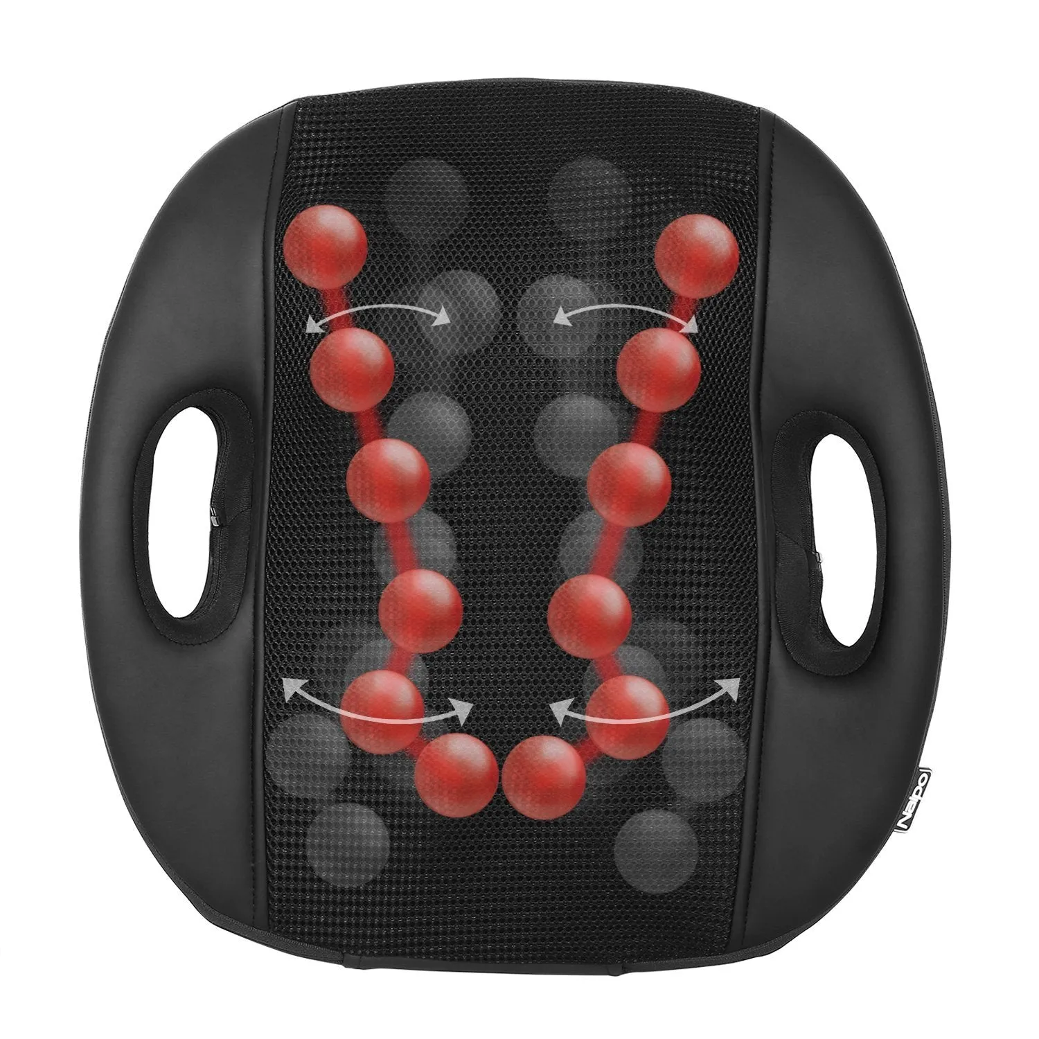 Naipo Back Massage Cushion with 3D Shiatsu Kneading and Heat