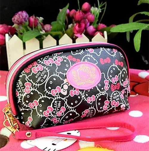 New Hello kitty make up bag  Handbag Purse Clutch Bags Case YEY-6705