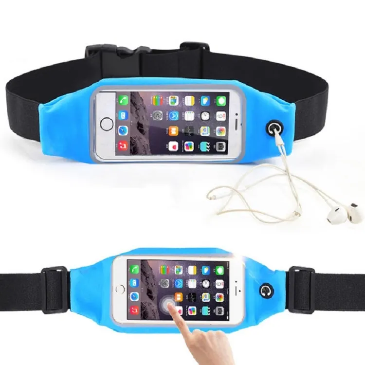 Outdoor Sports Running Waist Bag Touch-screen Waterproof Bag(Green)