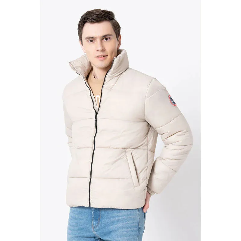 RedTape Men's Beige Solid Jacket