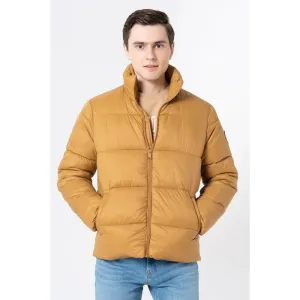 RedTape Men's Mustard Solid Jacket